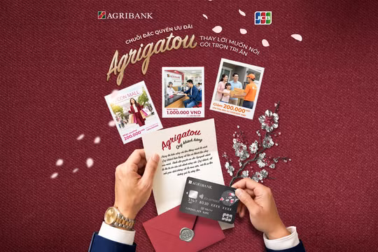 Agrigatou! Thay lời muốn nói – Gói trọn tri ân cùng thẻ Agribank JCB