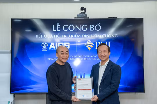 AIGS công bố kết quả kiểm định: 100% mẫu kim cương PNJ là kim cương thiên nhiên, phù hợp thông số 4C