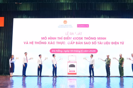 Agribank đồng hành thành phố Đà Nẵng triển khai mô hình Kiosk thông minh, thúc đẩy chuyển đổi số hành chính công