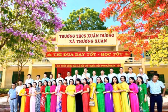 Trường THCS Xuân Dương: Chú trọng chất lượng giáo dục toàn diện và đẩy mạnh nâng cao chất lượng mũi nhọn