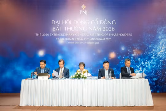 Cổ đông PNJ thông qua tất cả tờ trình tại ĐHĐCĐ bất thường 2026, đồng hành cùng kế hoạch tái thiết khôi phục kinh doanh