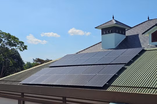 Công ty Thủy điện Quảng Trị ứng dụng năng lượng mặt trời gắn với chuyển đổi xanh