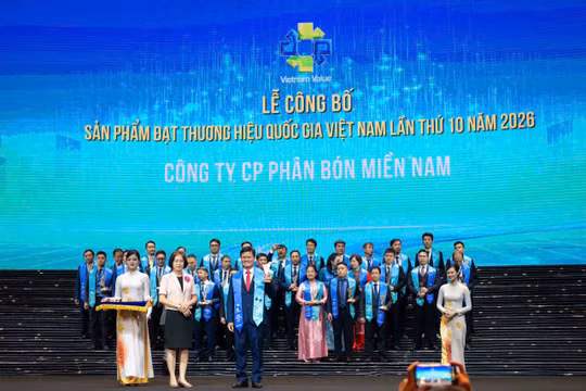 Phân Bón Miền Nam khẳng định giá trị Thương hiệu quốc gia Việt Nam