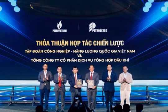 Petrovietnam và PETROSETCO tăng cường liên kết chuỗi dịch vụ năng lượng