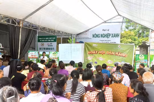 Supe Lâm Thao đưa kỹ thuật bón phân đến gần hơn với nông dân