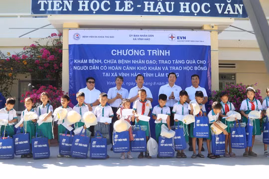 Nhà máy Nhiệt điện Vĩnh Tân 4: Đồng hành vì sức khỏe, an sinh xã hội nơi địa bàn đóng quân