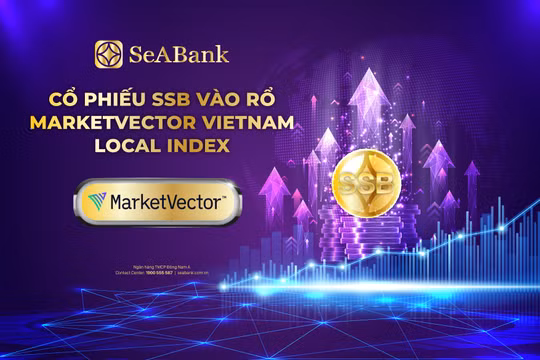 SSB là cổ phiếu duy nhất được thêm vào rổ MarketVector Vietnam Local Index