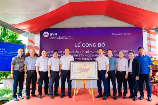 Phòng Thí nghiệm Hóa đạt chuẩn ISO/IEC 17025:2017: Bước tiến lớn của Vĩnh Tân 4 trong việc tối ưu chi phí, bảo vệ môi trường