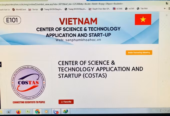 bo khcn doanh nghiep viet nam tham du tuan le doi tac bio asean han quoc 2021 hinh 1