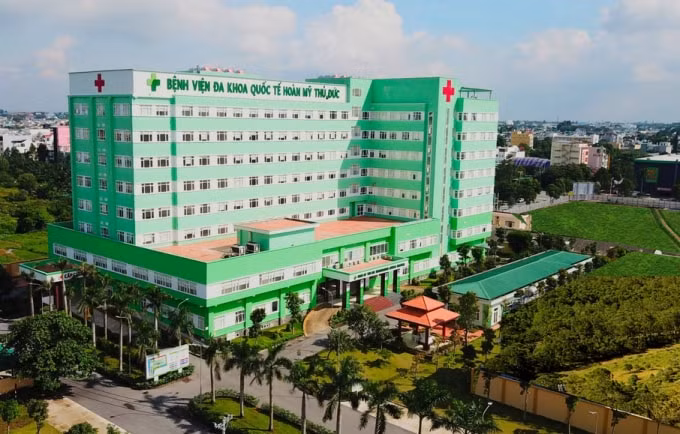 Toàn cảnh bệnh viện Hoàn Mỹ Thủ Đức.