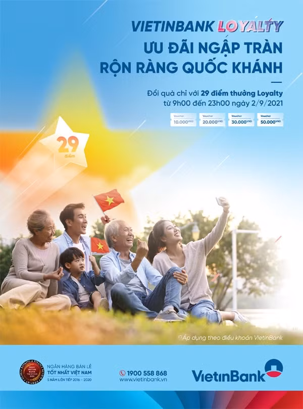 vietinbank loyalty uu dai 2600 voucher qua tang dip quoc khanh 2 9 hinh 1
