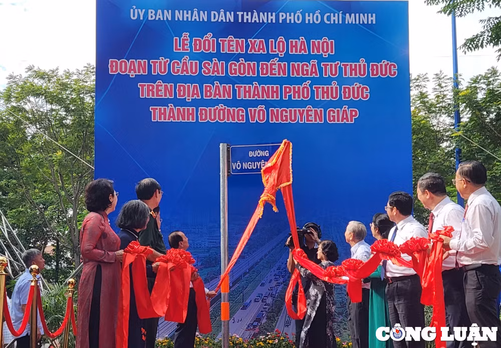 tphcm chinh thuc doi ten mot phan xa lo ha noi thanh duong vo nguyen giap hinh 1