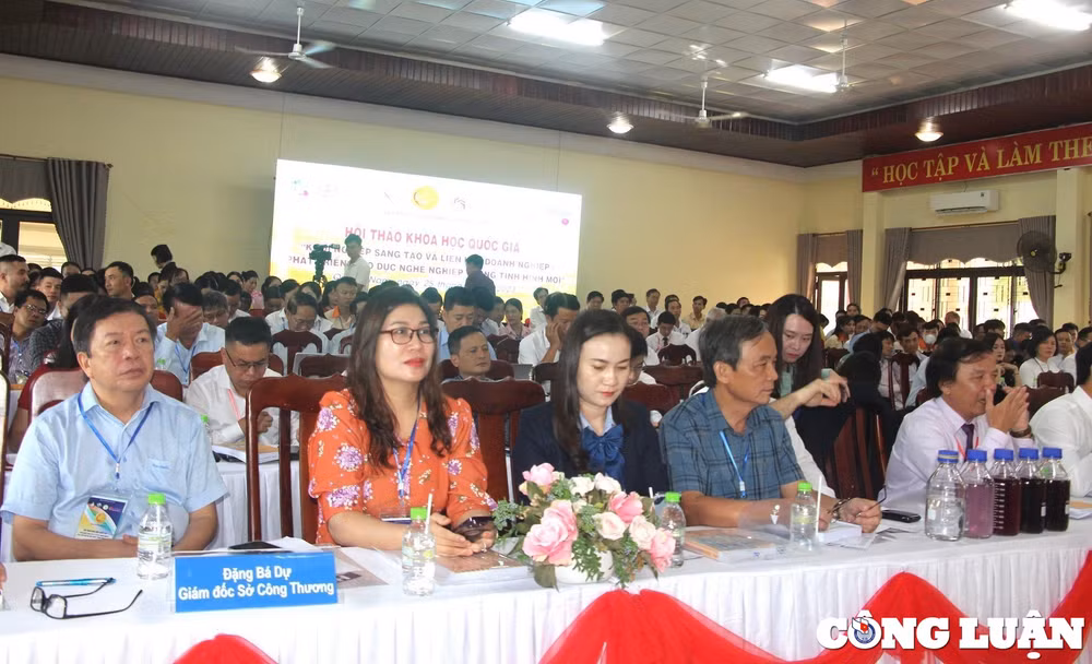 quang nam hoi thao quoc gia ve khoi nghiep sang tao trong giao duc nghe nghiep hinh 1