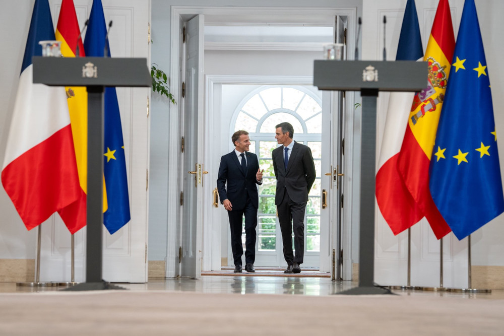 Tổng thống Pháp Macron có chuyến thăm cấp nhà nước đầu tiên tới Tây Ban Nha kể từ năm 2009. Ảnh: X/Emmanuel Macron htfbmjtwoaagtb1.jpg