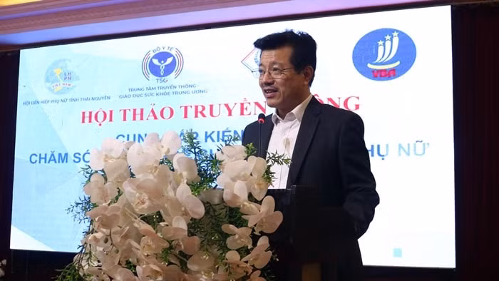 Ông Vũ Mạnh Cường, Giám đốc Trung tâm Truyền thông – Giáo dục sức khỏe Trung ương, Bộ Y tế. (Ảnh: L
