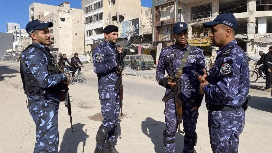 Ai Cap dao tao canh sat Palestine