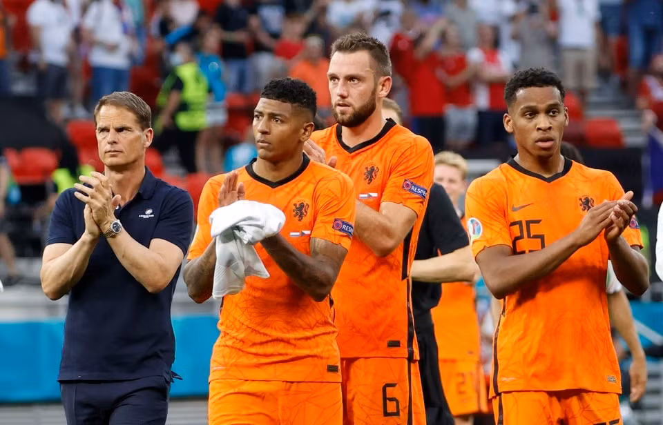 Hà Lan của De Boer gây thất vọng ở vòng knock-out Euro 2020. Ảnh: Reuters
