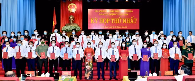 Đại biểu HĐND tỉnh Tuyên Quang khóa XIX.
