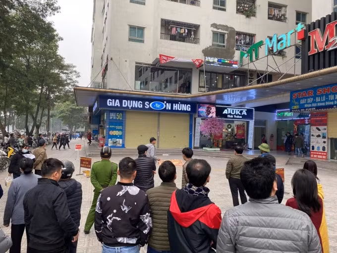 Hiện trường vụ việc.