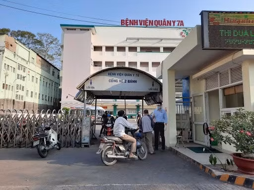 Bệnh viện Quân y 7A nơi tiếp nhận bệnh nhân. Ảnh: thuongtruong.com.vn