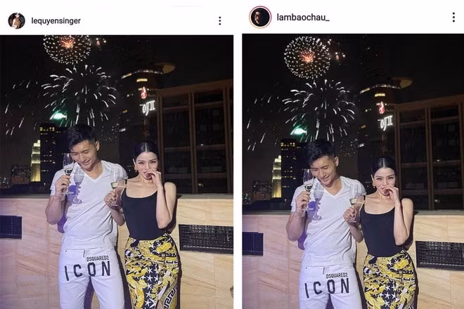 Động thái trên của Lệ Quyên và Lâm Bảo Châu cho thấy cả hai đang dần công khai chuyện hẹn hò tới với công chúng.