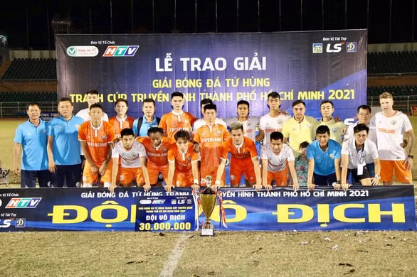 Bình Định vô địch Giải tứ hùng tranh Cúp truyền hình 2021. Ảnh: tuoitre.vn
