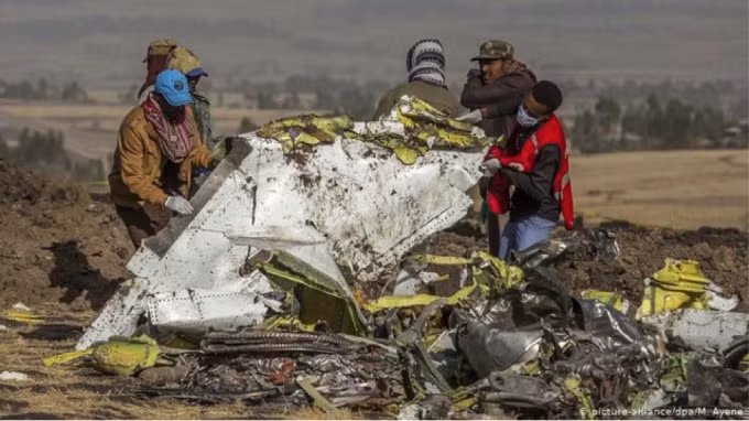 Vào ngày 10/3/2019, chuyến bay mang số hiệu ET 302 của Ethiopian Airlines, trên hành trình từ Addis Ababa (Ethiopia) đến Nairobi (Kenya), đã bị rơi chỉ 6 phút sau khi cất cánh. Ảnh: Getty