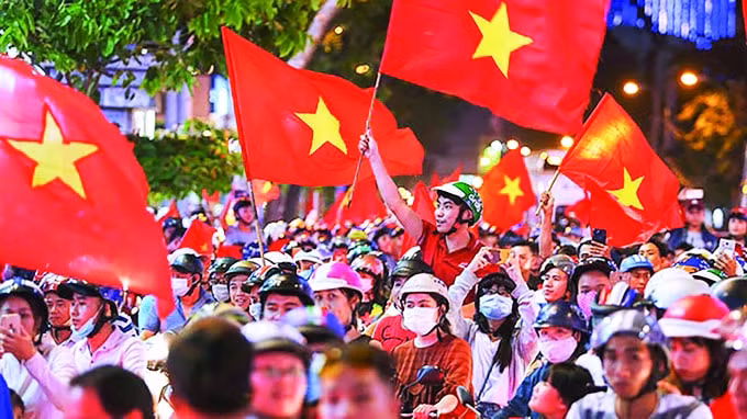 Niềm tin chiến thắng. Ảnh: Nam Anh, Báo Nhân dân