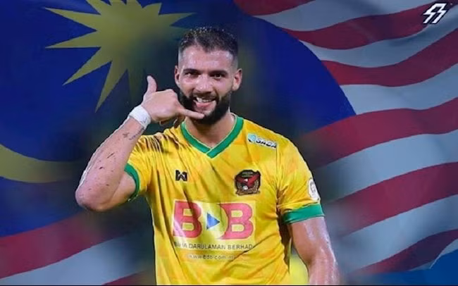 Tiền vệ Liridon Krasniqi có cơ hội khoác áo ‘Harimau Malaya’ ở trận gặp ĐT Việt Nam. Ảnh: internet