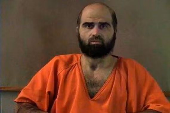 Nidal Hasan. Ảnh: Văn phòng Cảnh sát trưởng Quận Bell