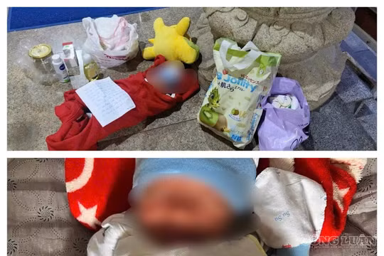 Vĩnh Long: Bé trai 10 ngày tuổi bị bỏ rơi trước cổng chùa kèm tâm thư nhờ sư cô nuôi dưỡng