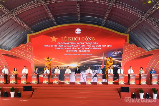 TP.HCM khởi công 8 dự án trọng điểm hơn 253.000 tỷ đồng, mở không gian phát triển mới hướng ra biển