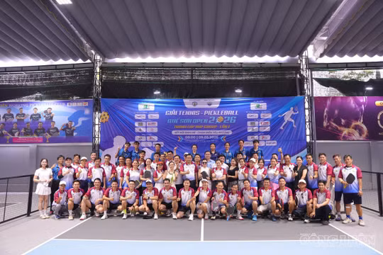 Hơn 200 vận động viên tham gia giải Tennis - Pickleball gây quỹ xây nhà, trao học bổng