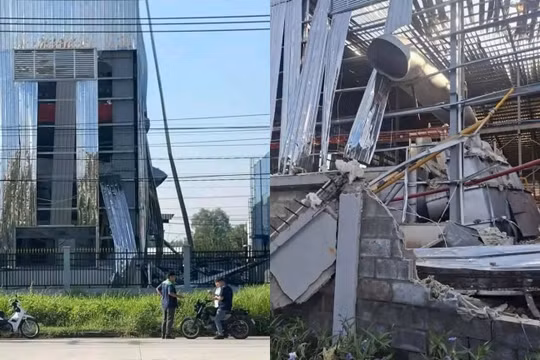 Đồng Tháp: Nổ lò hơi tại Khu công nghiệp Long Giang, 2 công nhân nhập viện cấp cứu