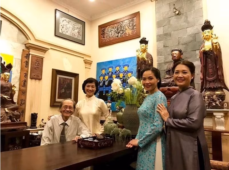 nghe si nhan dan tran tien bo nghe si nhan dan le khanh qua doi hinh 2
