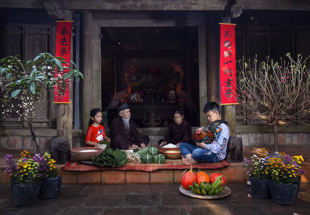 tet den xuan ve va niem vui con tre hinh 1