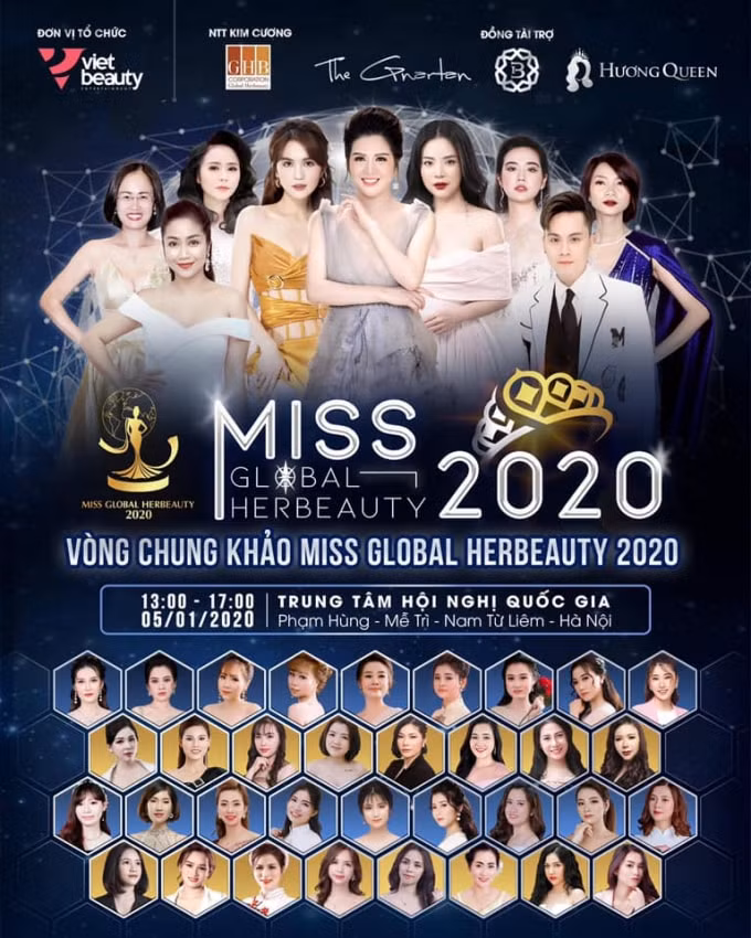 Quảng cáo của cuộc thi Miss Global Herbeauty 2020