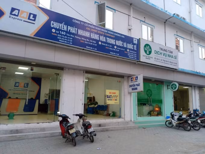 Đơn vị Chuyển phát nhanh AAL được Công ty Cổ phần Dược phẩm Trung Ương I cho thuê mặt đường Phan Văn Trị