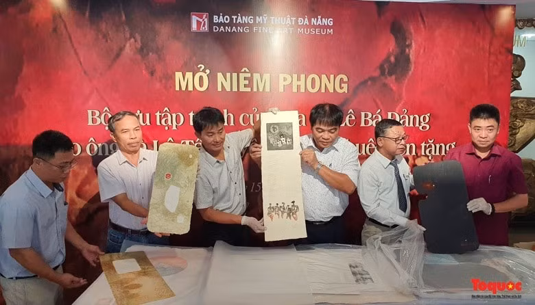 da nang tiep nhan bo suu tap tranh quy cua danh hoa le ba dang hinh 1