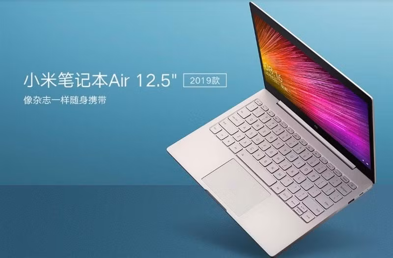 Mi Notebook Air 12.5 (2019) chính thức ra mắt tại Trung Quốc.