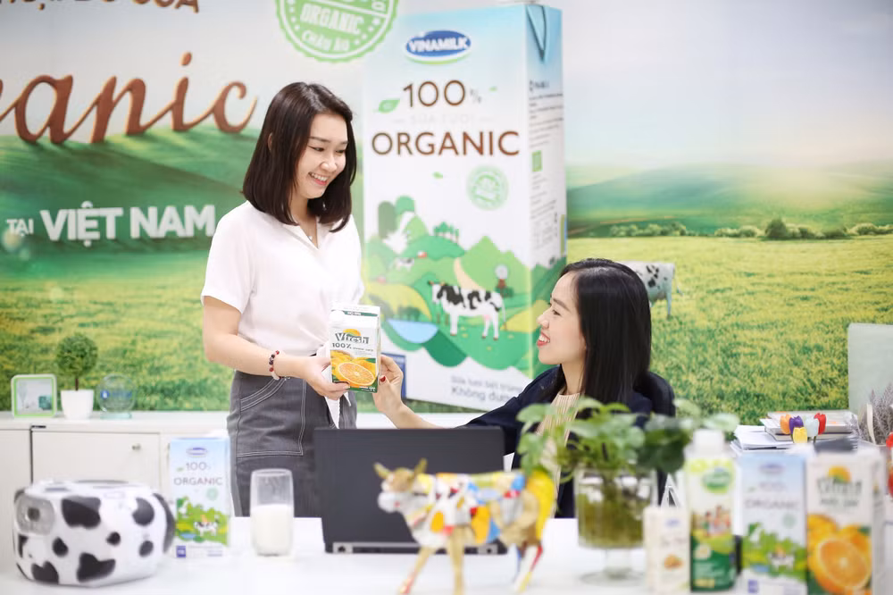 Không gian làm việc sáng tạo, nhiều màu sắc của nhân viên Vinamilk