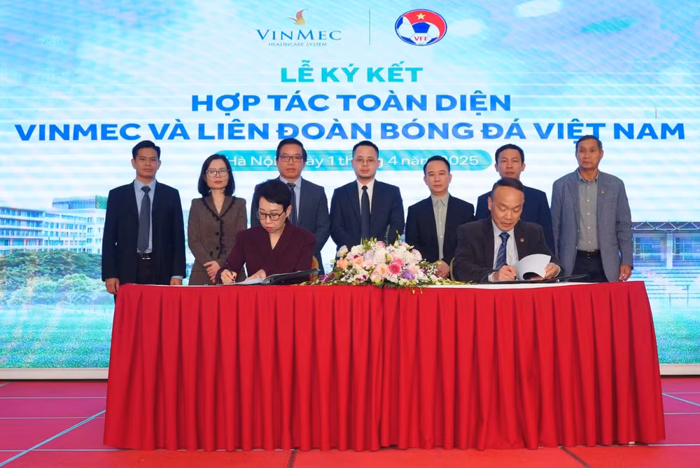 vinmec va vff hop tac chien luoc nang cao chat luong y hoc the thao hinh 1
