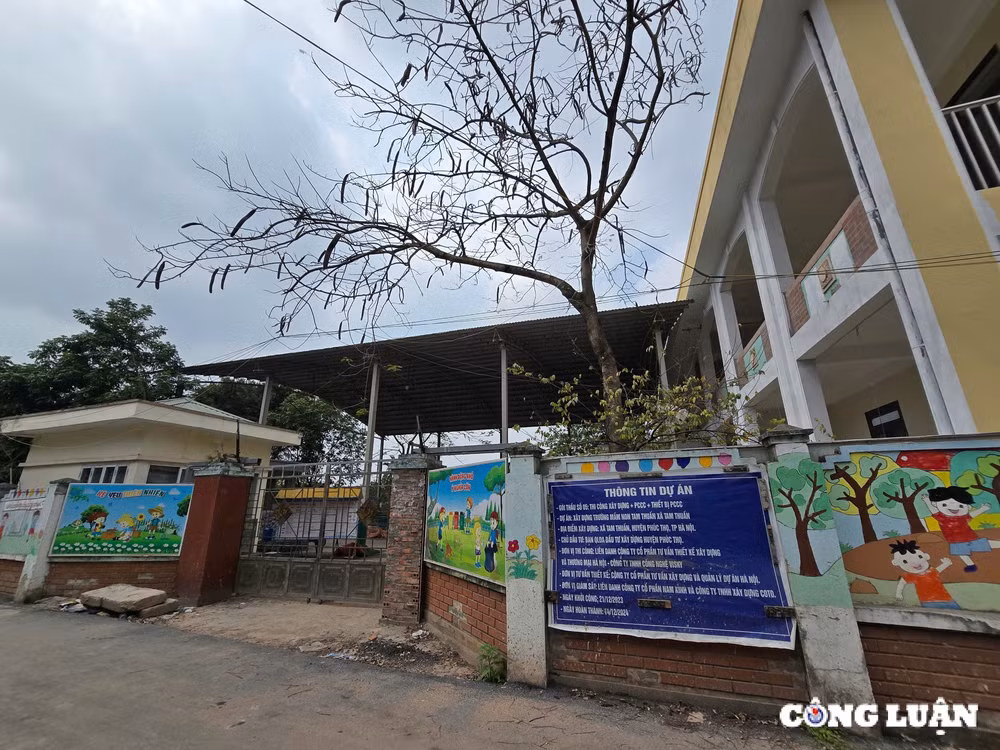 phuc tho ha noi dau hieu cham tien do tai du an truong mam non tam thuan hinh 1