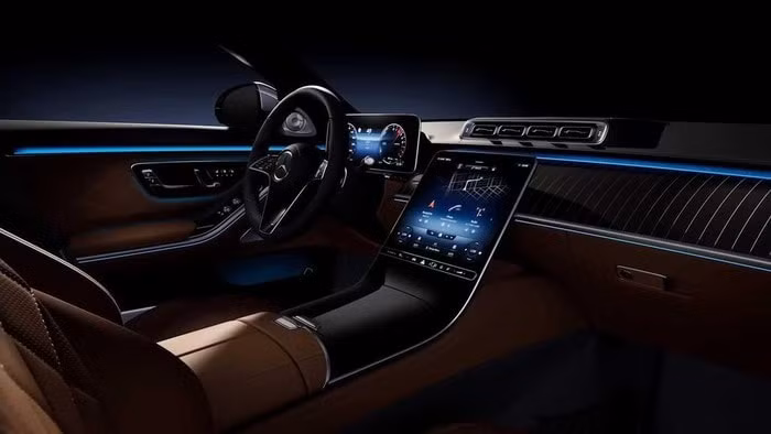 Hình ảnh phần nội thất sang trọng của Mercedes-Benz S-Class 2021. Ảnh: internet.