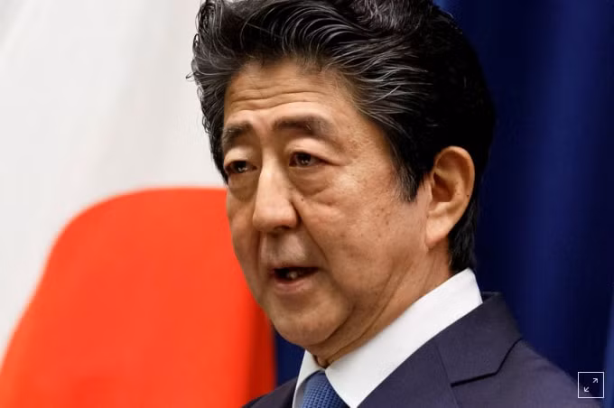 Thủ tướng Nhật Bản Shinzo Abe. Ảnh: Reuters