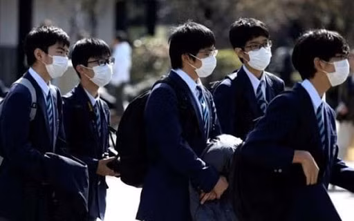 'Ổ dịch' xuất hiện trong trường học ở Nhật Bản khiến 88 học sinh lây nhiễm Covid-19. Ảnh: TL.