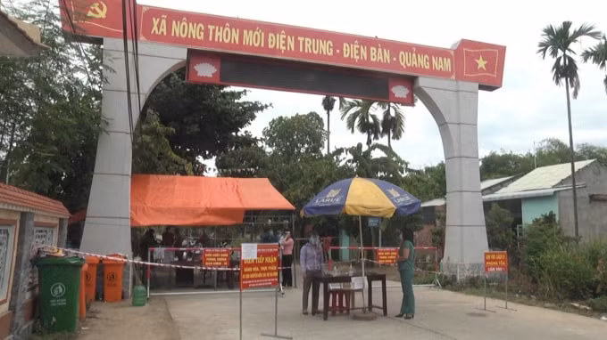 Một số khu vực tại thị xã Điện Bàn được phép gỡ lệnh phong tỏa.