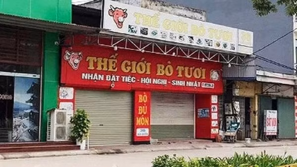 Nhà hàng Thế giới bò tươi hiện được xác định là 