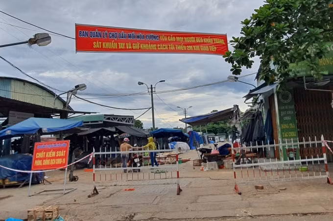 Chợ đầu mối Hòa Cường, Đà Nẵng. Ảnh: TL.