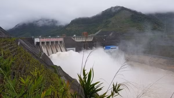 Dự kiến, thủy điện Lai Châu sẽ mở 5 cửa xả lũ vào cuối chiều 18/8